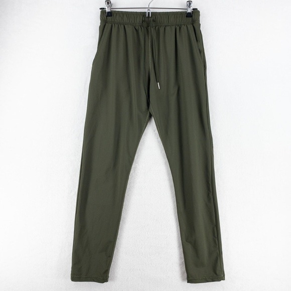 Zyia Active Drawstring Pants Womens XXS Green Stretchy Nylon Spandex - Picture 1 of 10